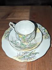 Post WWII Vintage Royal Albert England Bone China Tea Cup, Saucer, Dessert Plate picture