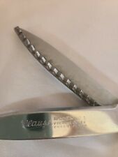 Vintage CLAUSS Pinking Shears Serrated Zig Zag Scissors NICE Chrome picture