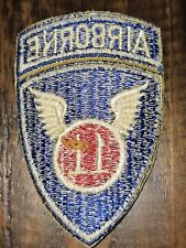 WWII US Army 11th Airborne Infantry Division Cut Edge Patch L@@K a picture