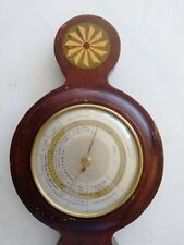 Vintage Airguide Mahogany Wood Banjo Style Weather Station  picture