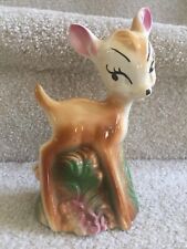 Vintage Walt Disney Ceramic Bambi 1950's Figurine 7 1/4