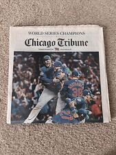 11/3/2016 Cubs Win World Series Chicago Tribune Newspaper New Complete Paper picture