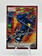 2023 Upper Deck Marvel Platinum Red Prism #179 Ghost Rider #/199 picture