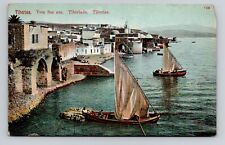 Postcard Tiberias Israel Sea of Galilee, Antique M16 picture