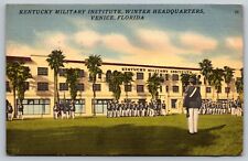 US Army Postcard -  Kentucky Military Institute - Winter HQ - Venice, Florida picture