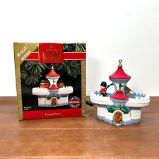 1991 Hallmark Toyland Tower Magic Motion Marching Soldier Christmas Ornament picture