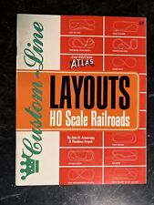 Vintage Custom-Line Layouts HO Scale Railroads 2nd Edition ATLAS (1971)  picture