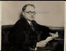 1927 Press Photo Frederick L. Black, manager of 