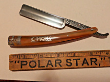 GNT1 -09. Peter Michels C-MON Straight Razor, Hammered Tang,  11/16 picture