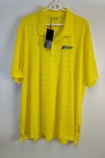 Capital Brewery Middleton Adidas Puremotion Striped Golf Polo Shirt Sz 2XL NWT picture