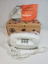 NEW 1970's Vintage Western Electric Bell System Princess Touch Tone Phone White picture