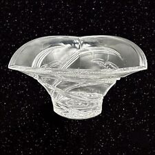 Marquis Waterford Trillium Candy Dish Bowl Clear Crystal TRIANGLE 6”W 3”T picture