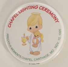 Precious Moments Chapel Lighting Ceremony  Carthage Nov 10th 1995 Pinback Button picture
