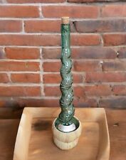 Vintage Twisted Greeni Chianti Wine Bottle~22” Tall picture