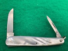 💯NEW YORK KNIFE Co. 1878-1932 HAMMER BRAND MOTHER OF PEARL Knife picture