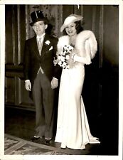 LG74 1933 Original Int'l News Photo JUDGE BENJAMIN SHALLECK & WIFE LILLIAN ROTH picture