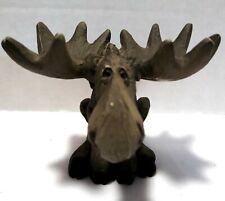 Moose 1998 Singing Tree Presents Moose Resin Figurine Vintage Woodlands Animal  picture