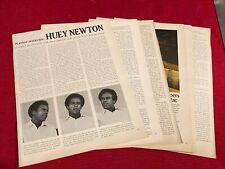 Black Panther Party Huey Newton 9-page 1972 Print Article picture