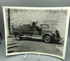 Vintage Studebaker Fire Engine 1936 Black & White Photograph #S-314-7 picture