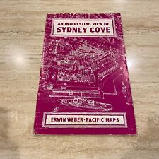 Large Vintage Fold-Out Map: Interesting View Sydney Cove - E. Weber Pacific Maps picture