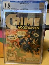 Crime Mysteries 8 CGC 1.5 Classic GGA Bondage Bomb Cover Homage To Champions picture