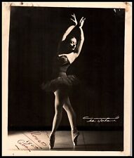 Cuba Cuban Alicia Alonso Ballet Portrait 1950 Orig Signed Autograph Photo 267 picture