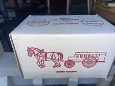 UNIQUE COLLECTABLE TOY 1996 SHELL ANTIQUE HORSE DRAWN TANK WAGON 4th IN SERIES. picture