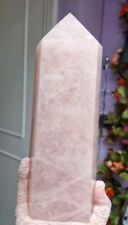 Wow Beautiful Brazillian Huge Rose Quartz Crystal Tower 25cm 3.4KG Must See picture