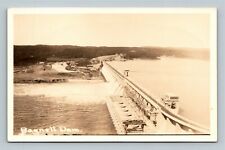 Scenic View Bagnell Dam Missouri, RPPC Vintage Postcard picture