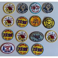 Lot of 15 Vintage CB Radio Patches. From Me To You 73s & 88s/10-8 picture