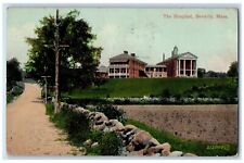 1912 Hospital Exterior Street Beverly Massachusetts MA Vintage Antique Postcard picture