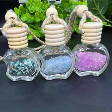 3 pcs Glass Bottle Natural Crystal Gravel Perfume Bottle Votive Bottle healing picture