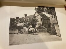 c1890s photogravure, Mary Arden's Cottage, 7.5 X 9.5 plus  picture