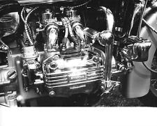 Vintage Press Photo Classic Honda Motorcycle Engine Made in Japan Chrome Sparkle picture