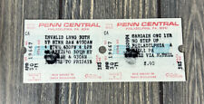 Vintage Penn Central Invalid LVNG 30th April 30 71 Ticket picture