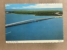 Postcard Pensacola Beach FL Florida Robert F Sikes Bridge Fishing Pier picture