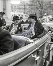 8x10 Poster Print 1930s Lou Henry Hoover and Eleanor Roosevelt Motorcade picture