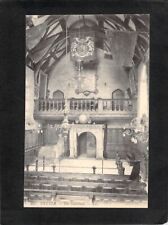 B2432 UK Exeter The Guidhall Interior c1909 vintage postcard picture