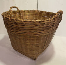 Bamboo Hand Woven 11” Large Super Sturdy Multi-Purpose Basket picture