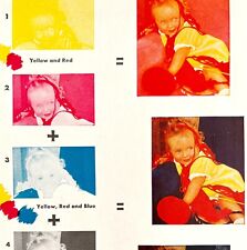 Four Color Printing Techniques 1940s Colorplate Combinations Print DWT12A picture