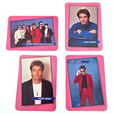Huey Lewis & the News 1985 AGI Rock Star Concert Cards Series 1 26 35 56 74 VTG picture