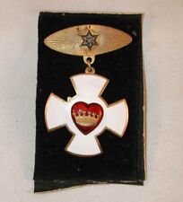 Decoration of Chivalry Odd Fellows Rebekah Lodge #324 Edinboro PA Enameled Medal picture