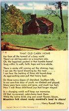 Postcard That Old Cabin Home USA North America picture