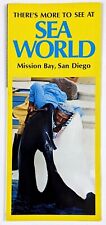 1980s Sea World Mission Bay San Diego California Vintage Travel Brochure Shamu picture