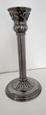 PartyLite Satin Silver Taper Candle Holder 9 1/2