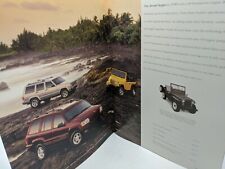 JEEP 2000 Sales Brochure Catalog Advertising Full Line Wrangler Grand Cherokee picture