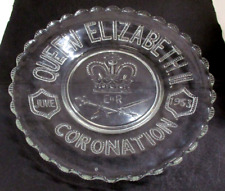 QUEEN ELIZABETH II CORONATION JUNE 1953 GLASS PLATE 10