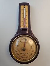 Vintage Airguide Wall Weather Station Thermometer Barometer 8