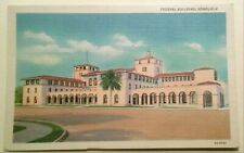 1942 Federal Building Honolulu TH Hawaii Linen OVO Censor picture