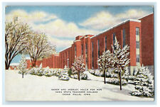 c1940 Baker & Seerley Halls Iowa State Teachers College Cedar Falls IA Postcard picture